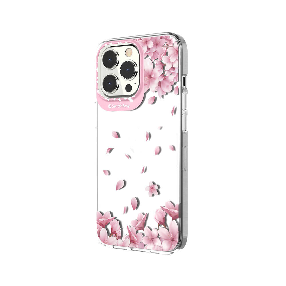 Switcheasy Artist Sakura iPhone 13 Pro Çift IMD Baskılı Lisanslı Kılıf Switcheasy Artist Sakura iPhone 13 Pro Çift IMD Baskılı Lisanslı Kılıf
